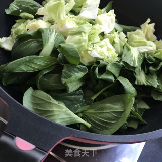 茶油炒青菜步骤6