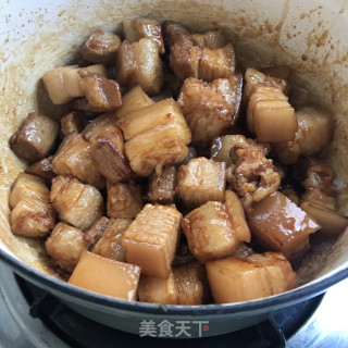 啤酒炖红烧肉步骤6