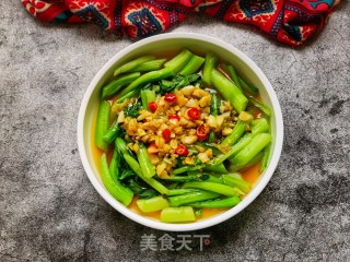 蒜蓉菜芯步骤12