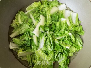 小白菜炒虾仁步骤6