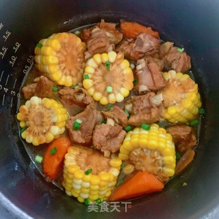 胡萝卜玉米烧排骨步骤14