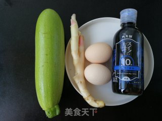 西葫芦子姜炒鸡蛋步骤1