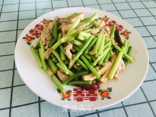 蒜苔过油肉步骤6