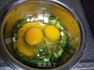 黄瓜青椒炒鸡蛋步骤2