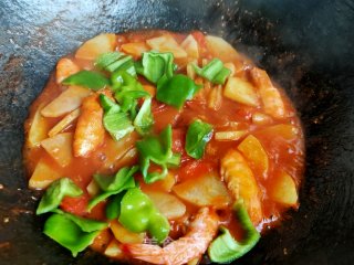 番茄土豆虾步骤14