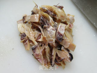 乌贼鲞炒茄子步骤4