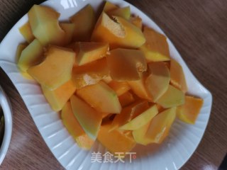 蒜炒木瓜步骤1