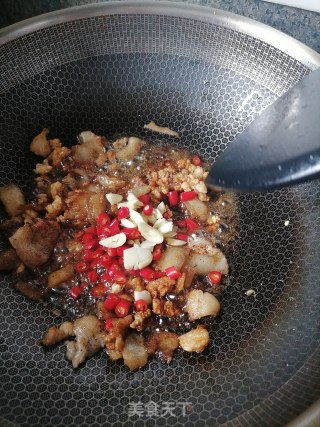 酸豇豆角炒肉步骤3
