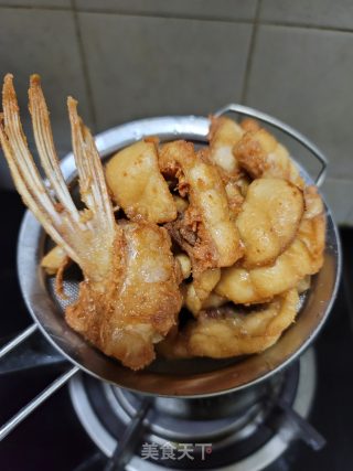 炸脆鲩鱼片步骤8