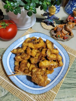 炸脆鲩鱼片步骤11