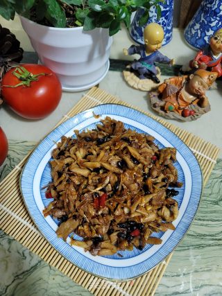 虾皮豆豉辣炒萝卜干步骤6