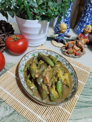 咸鱼烧紫茄子步骤7