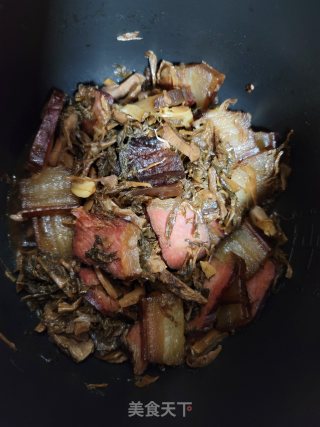 腊肉焖大头菜步骤10