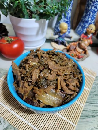 腊肉焖大头菜步骤11