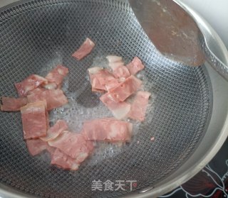 培根炒菠菜梗步骤11