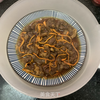 虫草花蒸牛肉步骤9