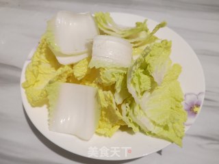 白菜虾仁锅步骤2