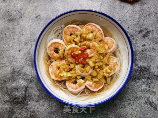 蒜蓉粉丝蒸虾仁步骤15