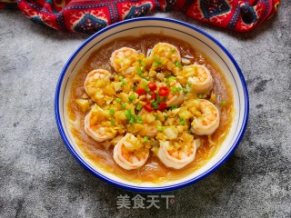 蒜蓉粉丝蒸虾仁步骤20