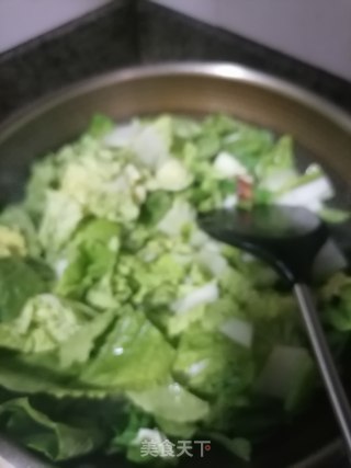 芽白菜炒香菇步骤4