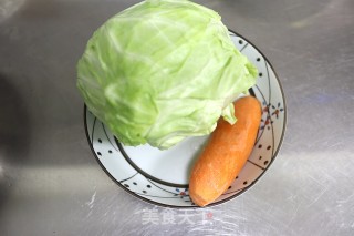 圆白菜粉条步骤1