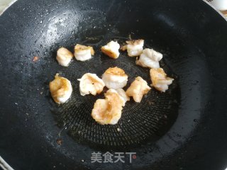 虾球豆角炒蛋步骤6