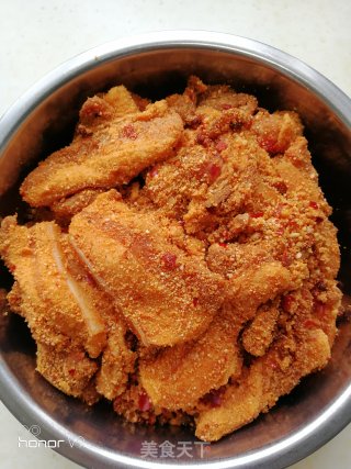 为母亲做一道粉蒸肉步骤12