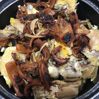 墨鱼干蒸草鸡步骤10