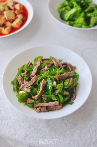 家常快手下饭菜～青椒炒牛肉步骤8