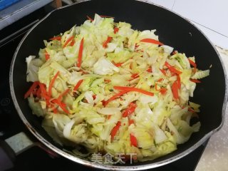 牛柳包菜炒粉丝步骤8