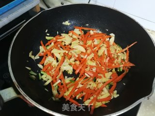 牛柳包菜炒粉丝步骤7