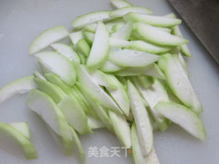 肉片煮夜开花步骤3