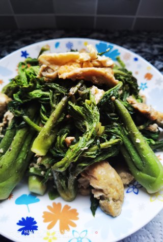 刺嫩芽炒鸡蛋步骤16