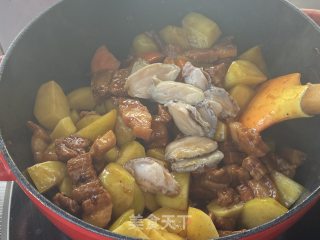 小鲍鱼红烧肉炖土豆，超级下饭哟！步骤6