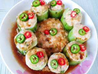 黄瓜酿肉步骤19