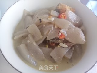 磨芋煮鱼步骤9