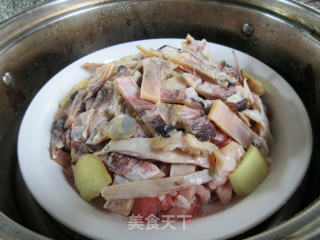 乌贼鲞蒸肉片步骤12