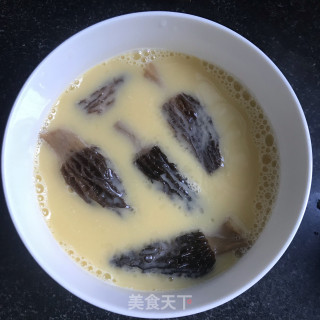 羊肚菌蒸蛋步骤6