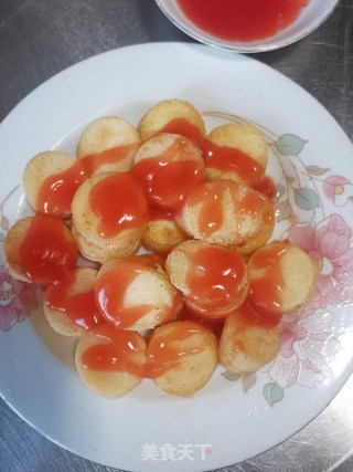 茄汁脆皮日本豆腐步骤8