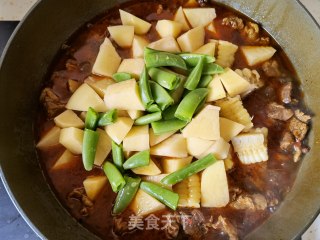 糯玉米土豆炖牛肋条步骤17