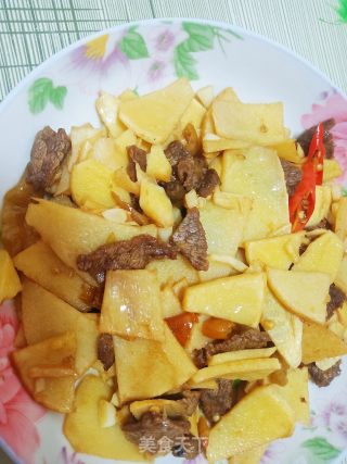 牛肉炒春笋步骤15