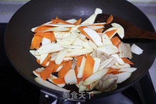 肉片胡萝卜茭白步骤5