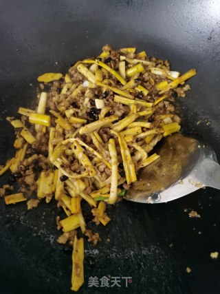 豆豉紫苏炒春笋步骤9