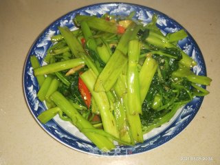 辣炒空心菜步骤6