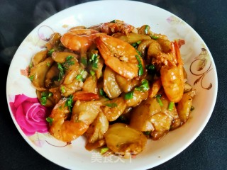 青虾炒茄子步骤13