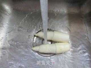 茭白炒鸡胗步骤2