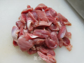 茭白炒鸡胗步骤4