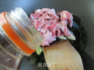 茭白炒鸡胗步骤6