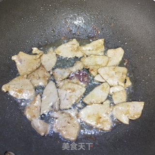 猪肝炒苦瓜步骤6