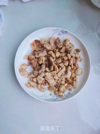 油渣炒茼蒿步骤4